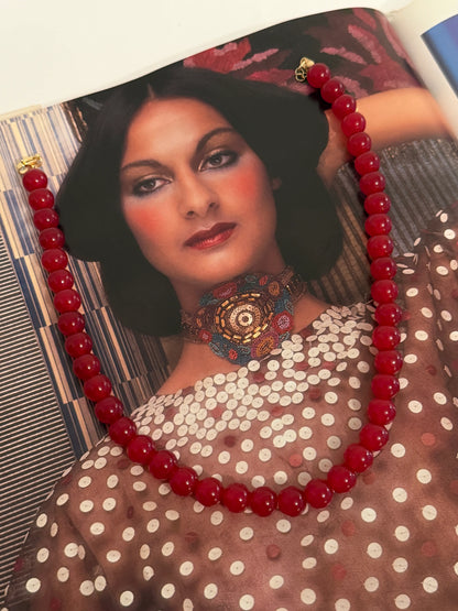 Collar Jade Cherry