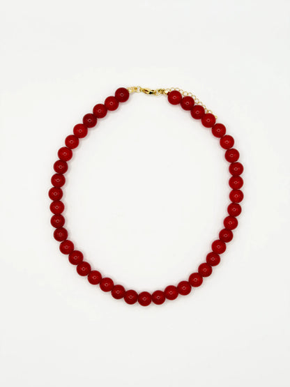 Collar Jade Cherry